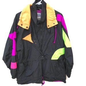 Vintage Windbreaker Jacket 80's / 90's Neon colors